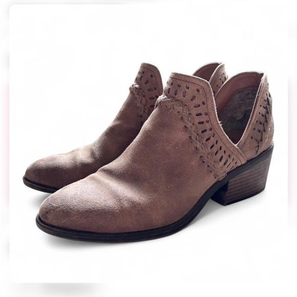 Fergalicious Shoes - Fergalicious Taupe Ankle Booties